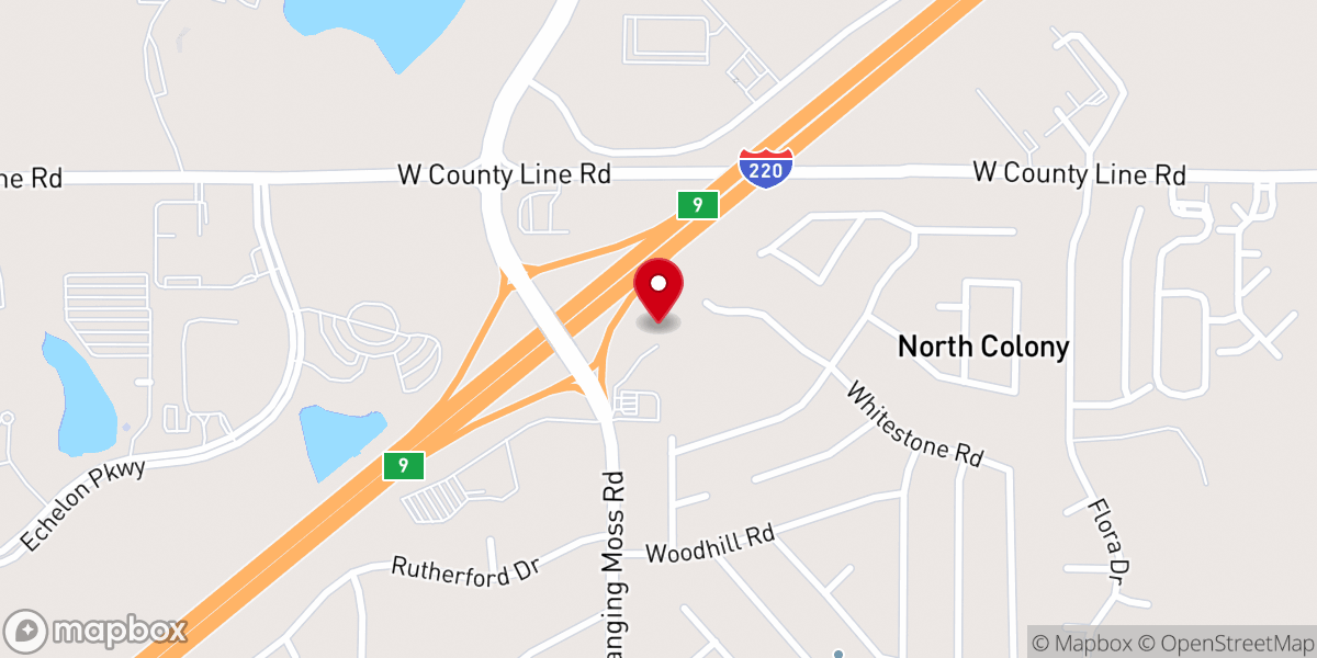 Map showing location of Word and Wordship Church