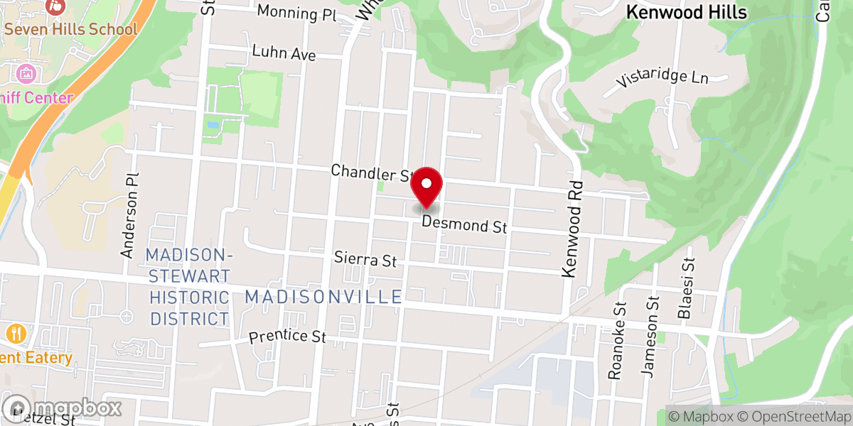 Map showing location of Saint Margaret of Corona Catholic Church