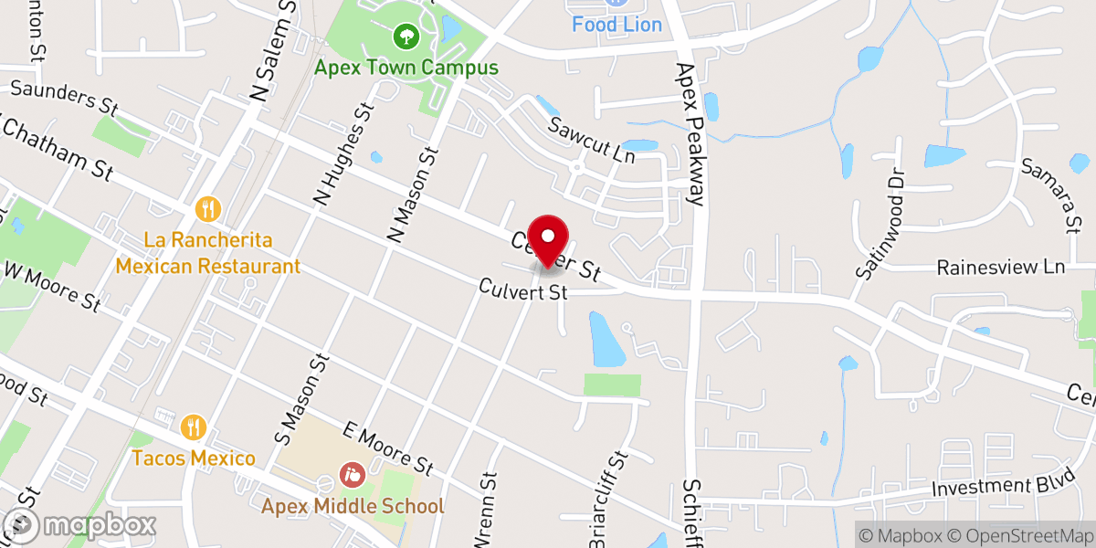 Map showing location of Christian Home Christian Church