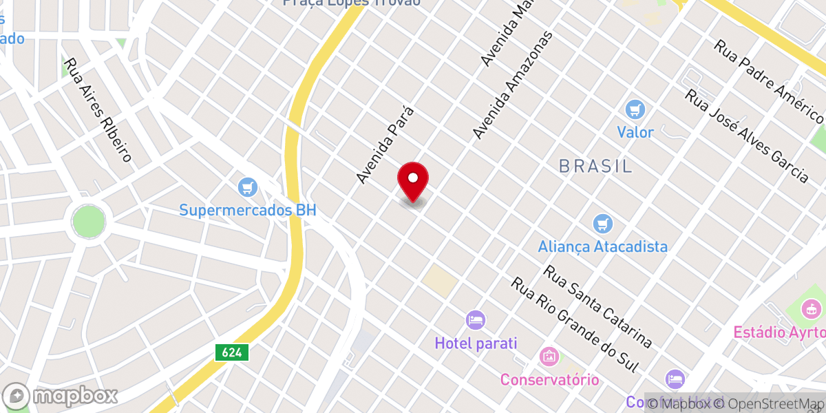 Map showing location of Assembleia de Deus Missão aos Povos (ADMP) Brasil