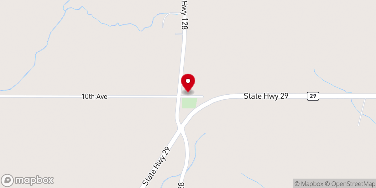 Map showing location of St Matthew Lutheran Church