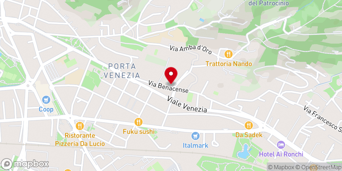 Map showing location of Chiesa Evangelica A.D.I. di Brescia