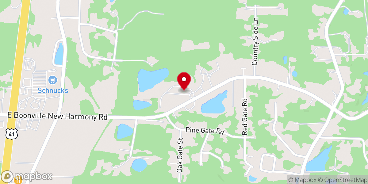 Map showing location of Camp Reveal