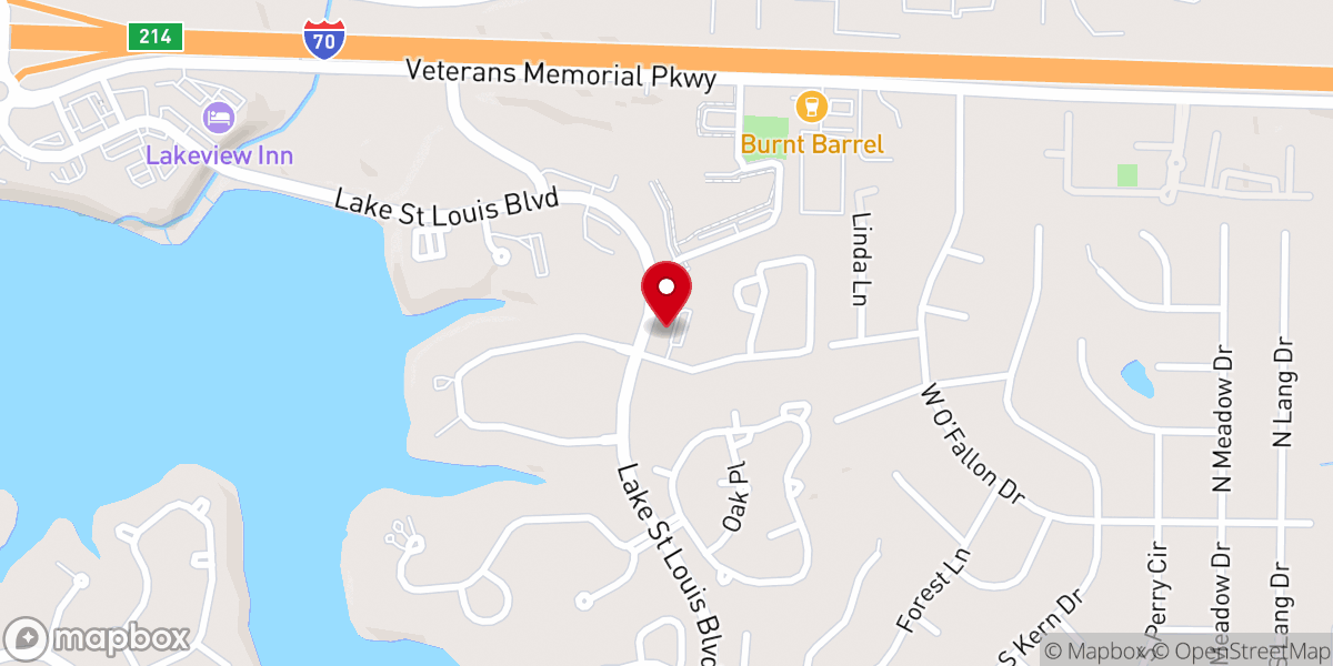 Map showing location of Transfiguration Episcopal Church