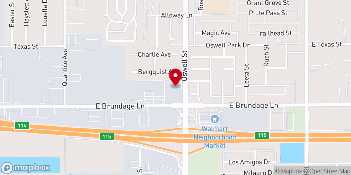 Map showing location of Seventh Glorious Church of God in Christ