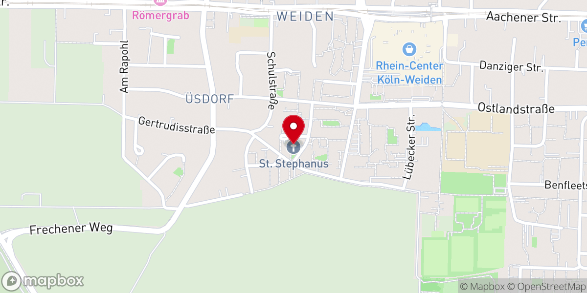 Map showing location of St. Stephanus (Üsdorfer Kapelle)