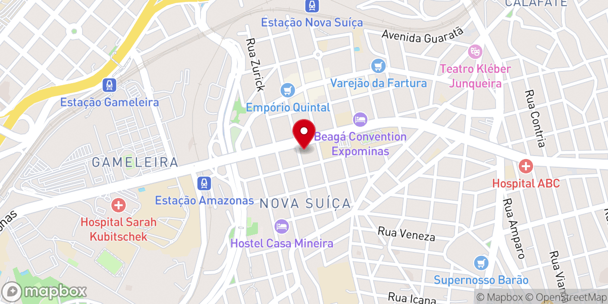 Map showing location of Paróquia São Vicente de Paulo