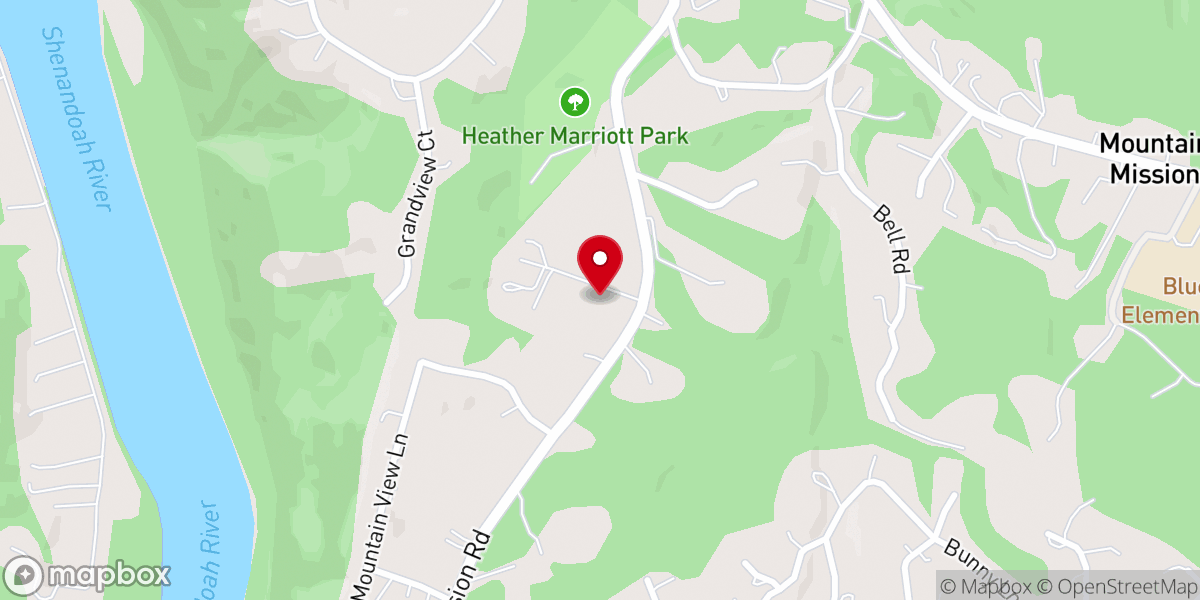 Map showing location of Mission Tabernacle Church