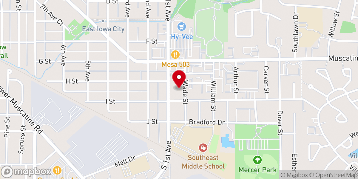 Map showing location of United in Christ Church