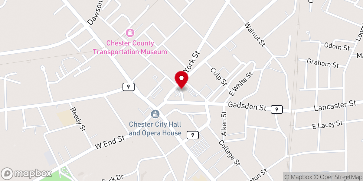Map showing location of Chester ARP Church