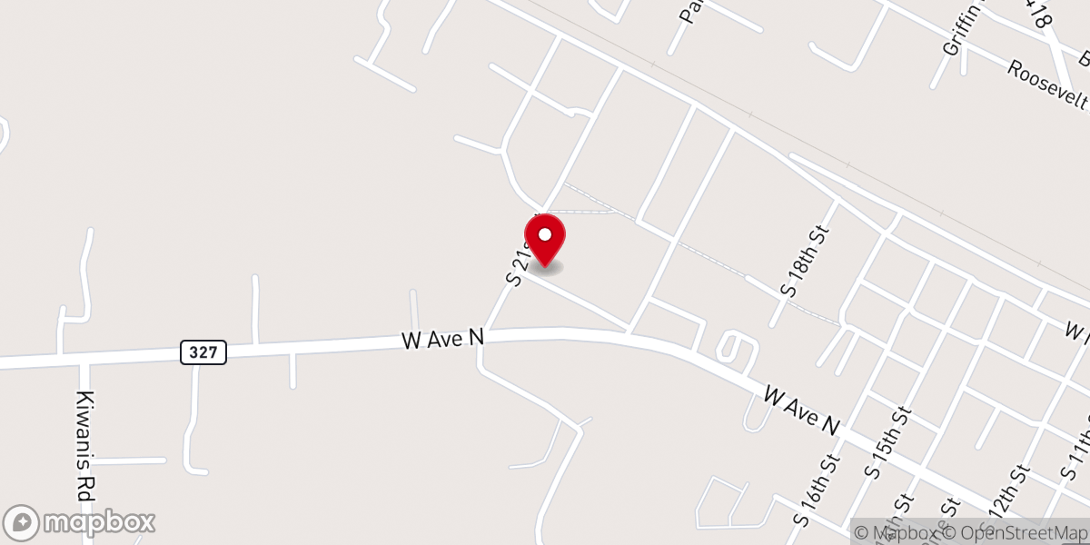 Map showing location of Simons Church of God Inc