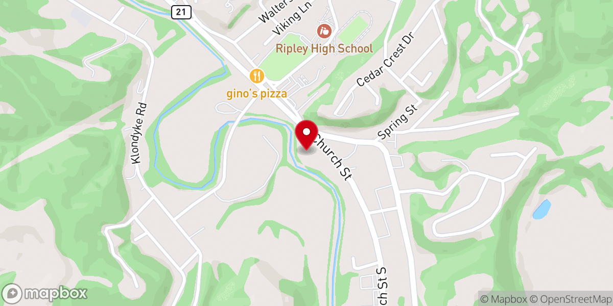 Map showing location of Dutch Miller Chrysler Dodge Jeep Ram of Ripley