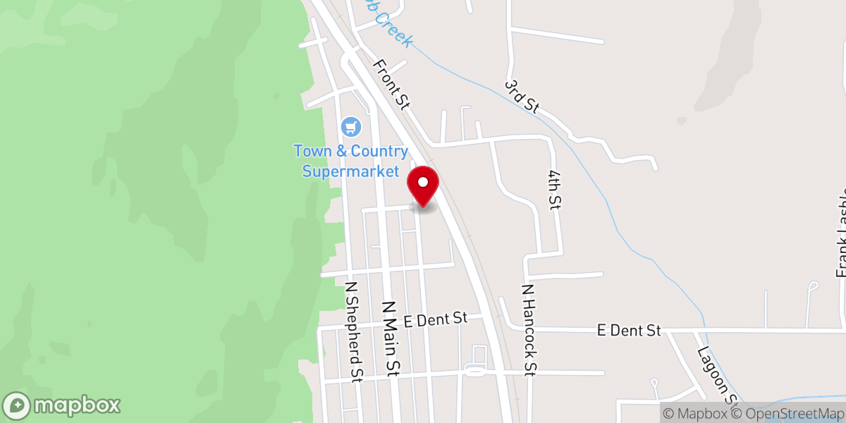 Map showing location of St John's chapel