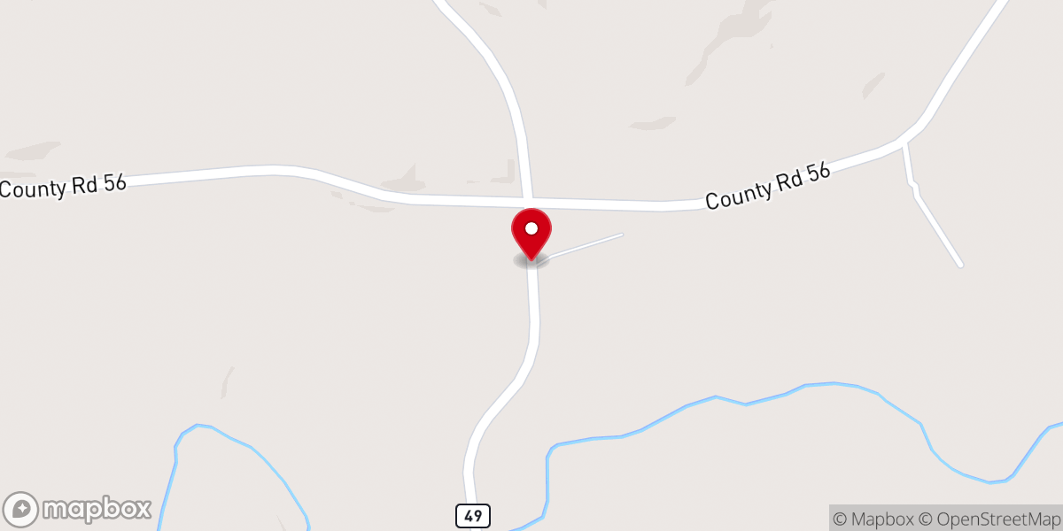 Map showing location of Ramsey Church