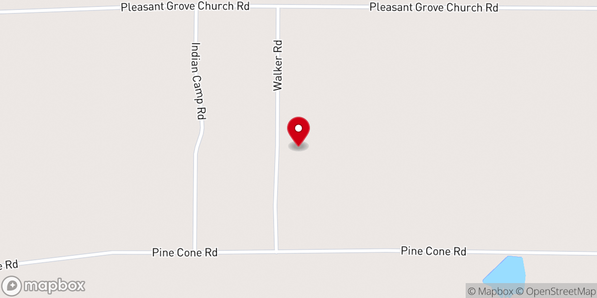 Map showing location of Hall Family Ministries Corp