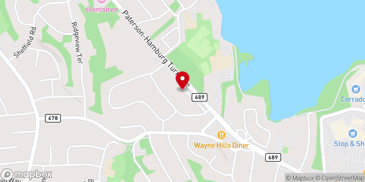 Map showing location of Calvary Gospel Church