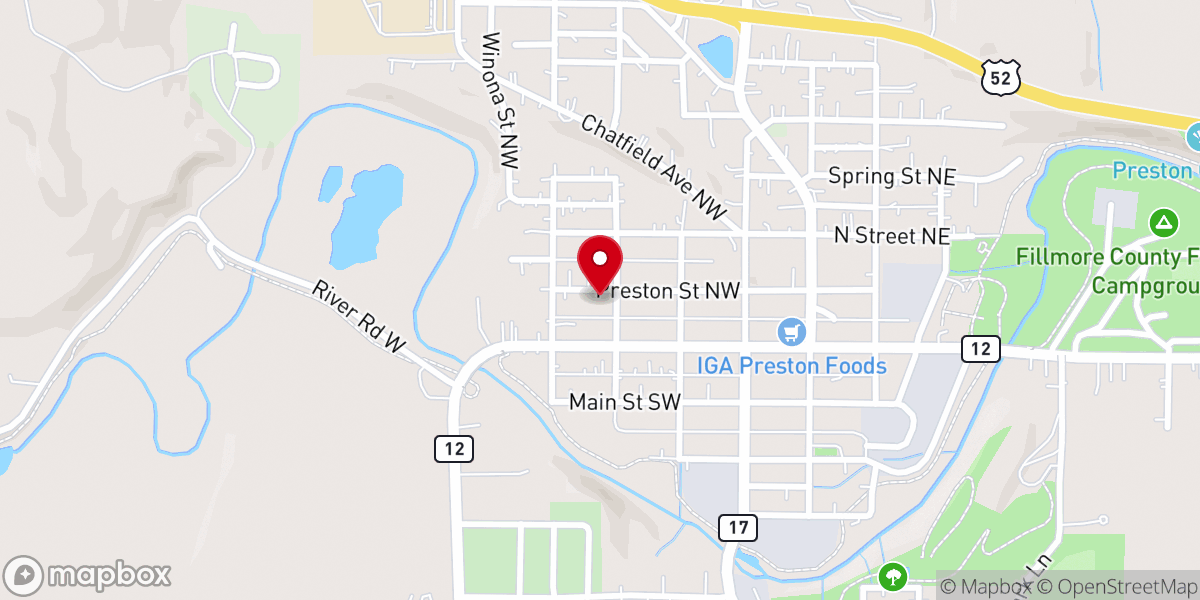Map showing location of St Columban Church
