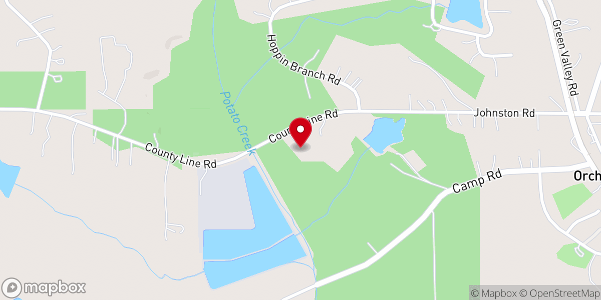 Map showing location of Family Worship Center
