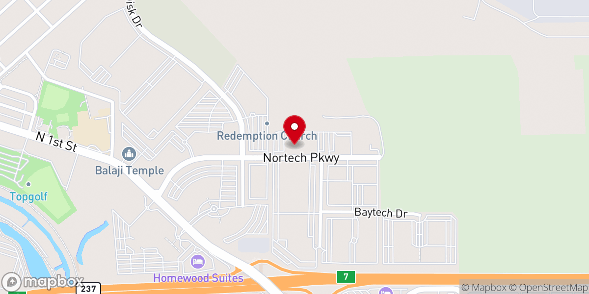 Map showing location of Redemption Outreach & Youth Center