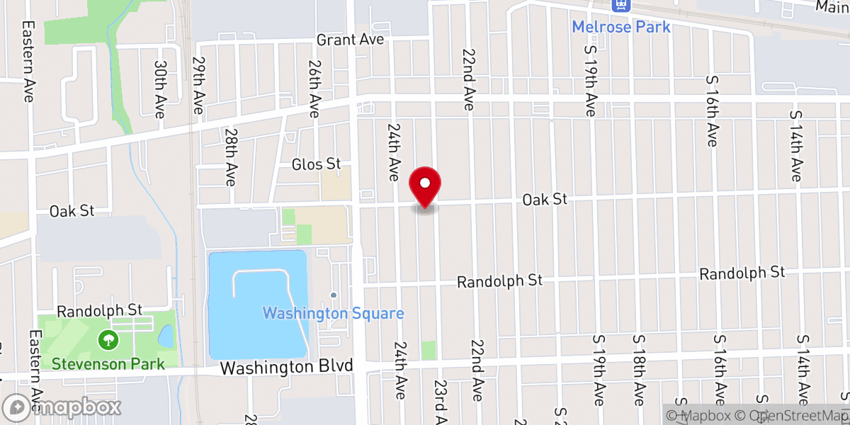 Map showing location of True Vine Church of God in Christ