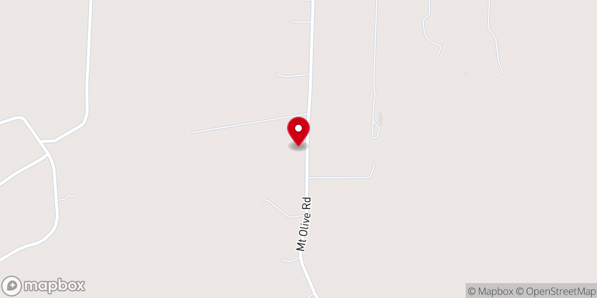 Map showing location of Mt Olive Methodist Church