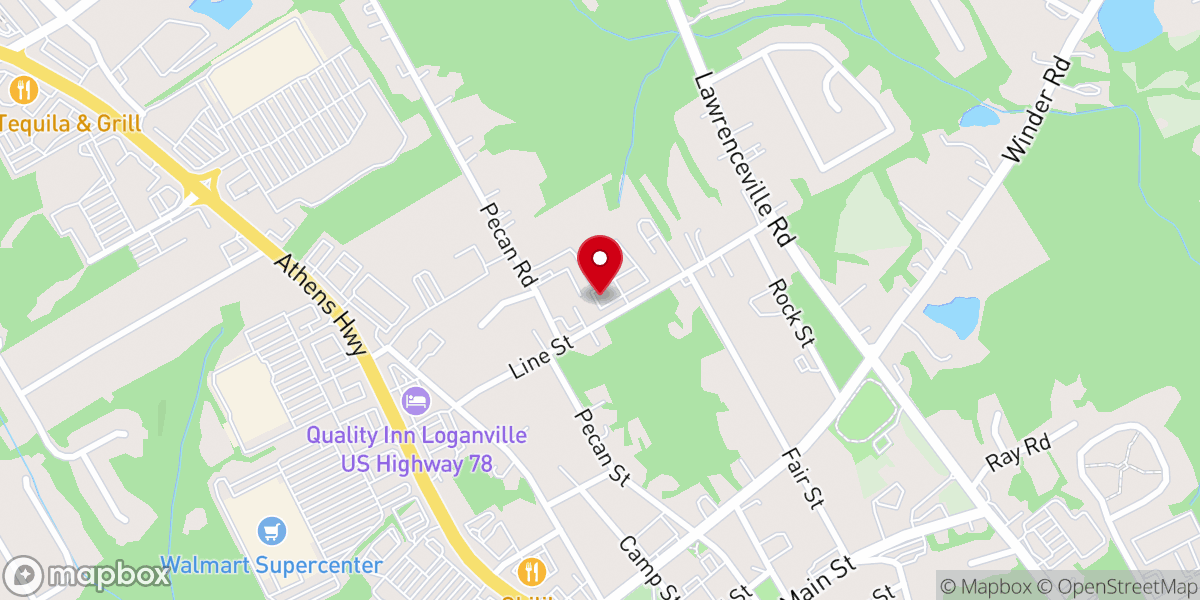 Map showing location of Redeeming Grace Community Church
