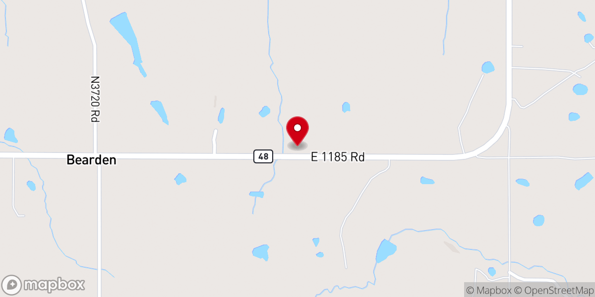Map showing location of The Bridge Holiness Church