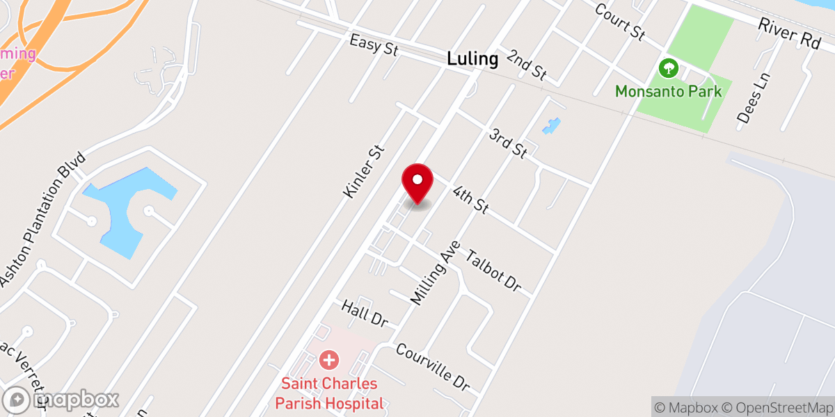 Map showing location of River Parish Community Fitness
