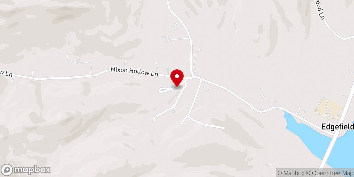 Map showing location of Friendship Primitive Baptist Church