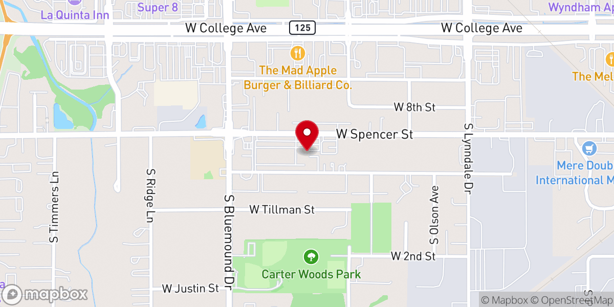 Map showing location of Friends of Zen Inc