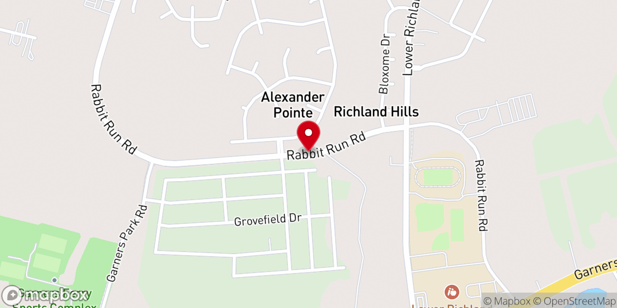 Map showing location of New Hope Deliverance Ministries