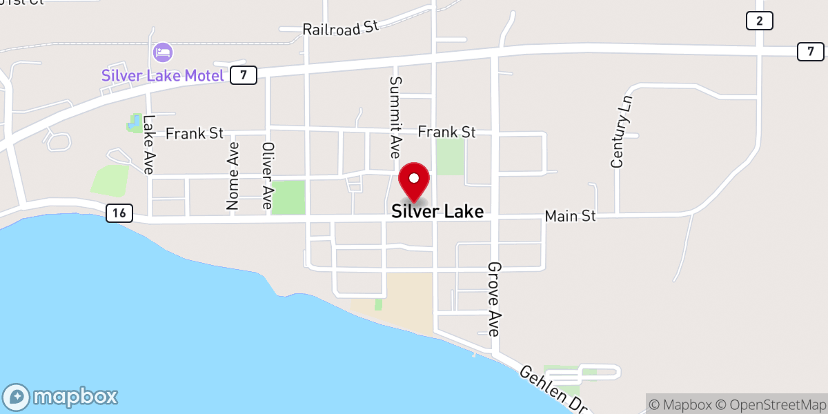 Map showing location of Faith Presbyterian Church