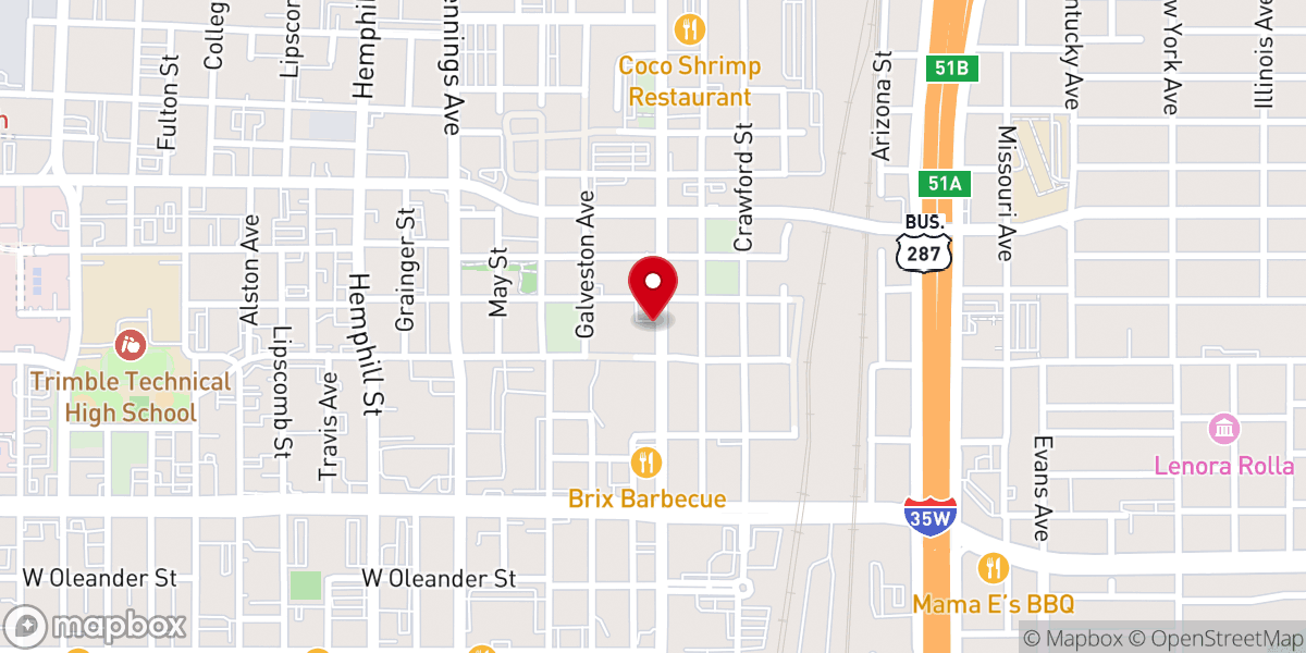 Map showing location of Jesus Exaltado