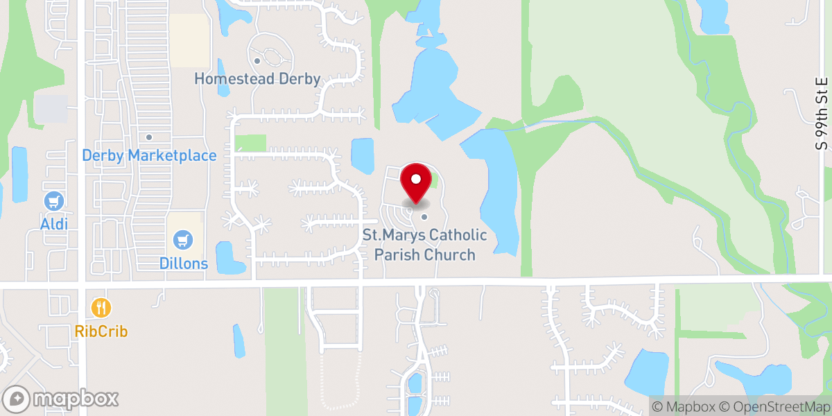 Map showing location of KNIGHTS OF COLUMBUS