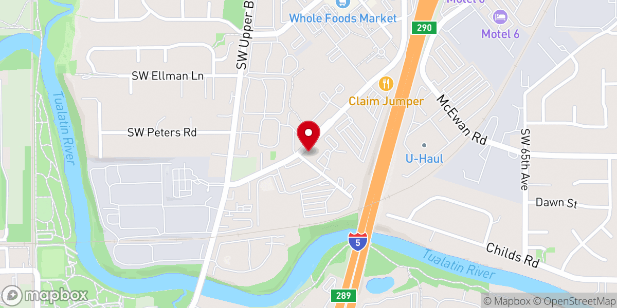 Map showing location of Bridgeport Church