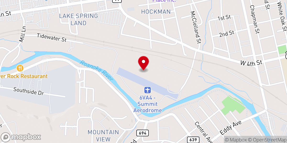 Map showing location of Spread the Bread Ministries
