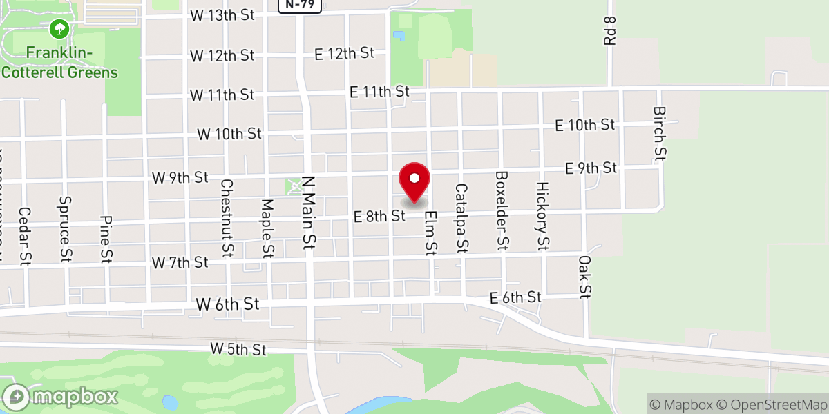 Map showing location of Saint Charles Borromeo Catholic Parish Center
