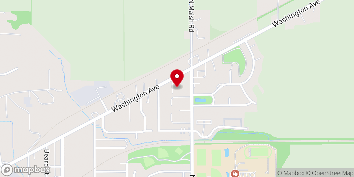 Map showing location of Frankfort New Life Assembly of God