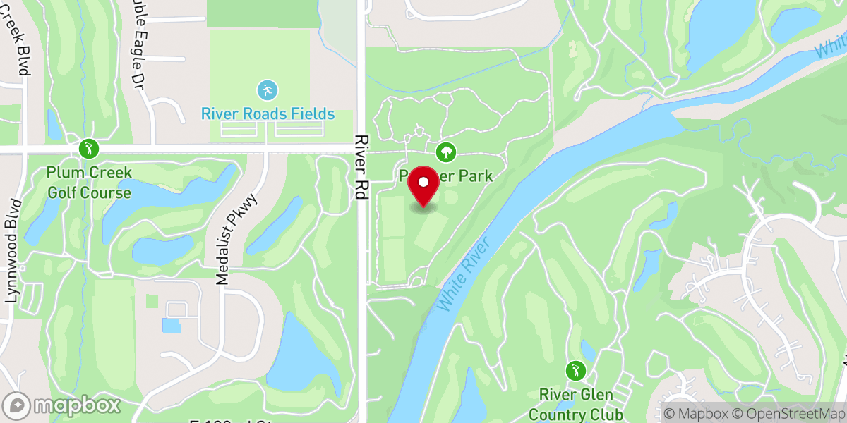Map showing location of Prather Park