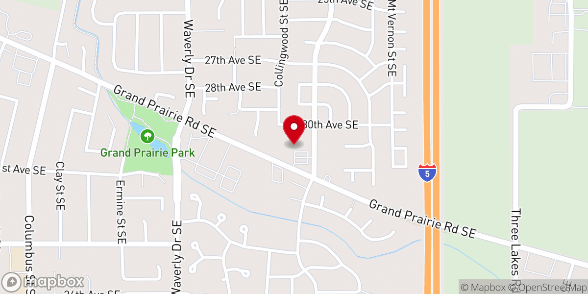 Map showing location of Albany Seventh-Day Adventist Church