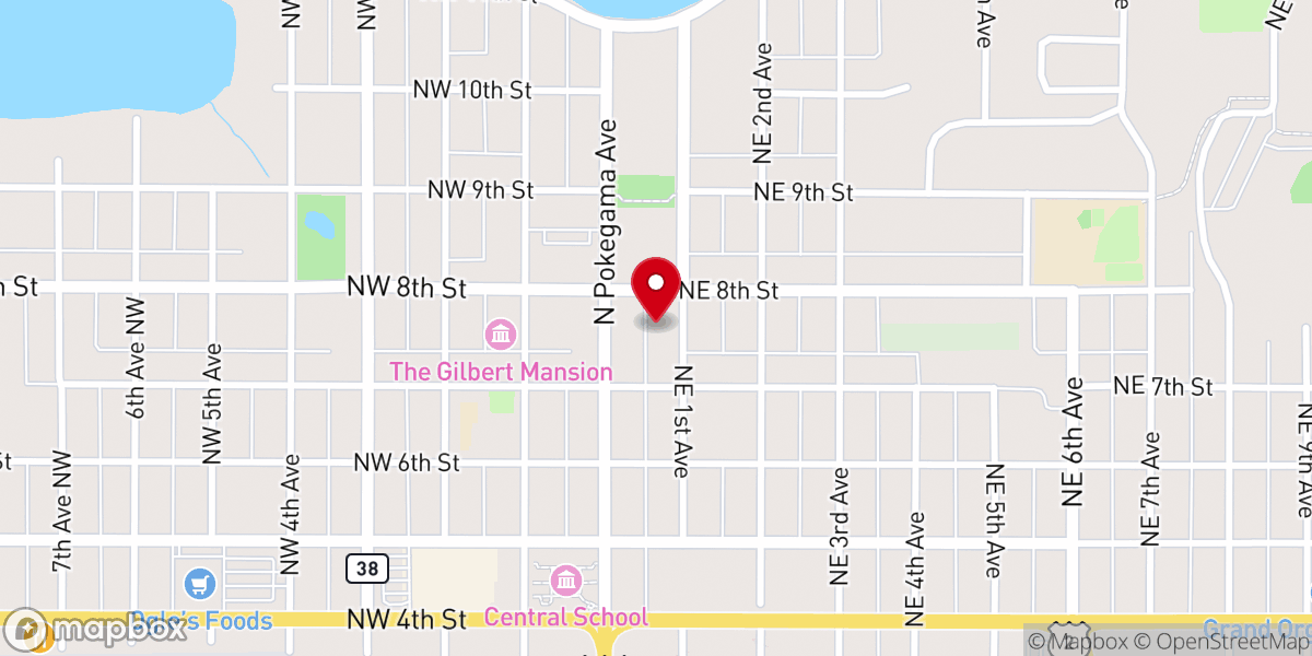 Map showing location of Lutheran Church Missouri Synod