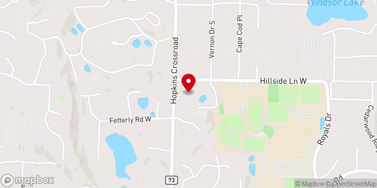 Map showing location of Jewish Family Foundation Inc