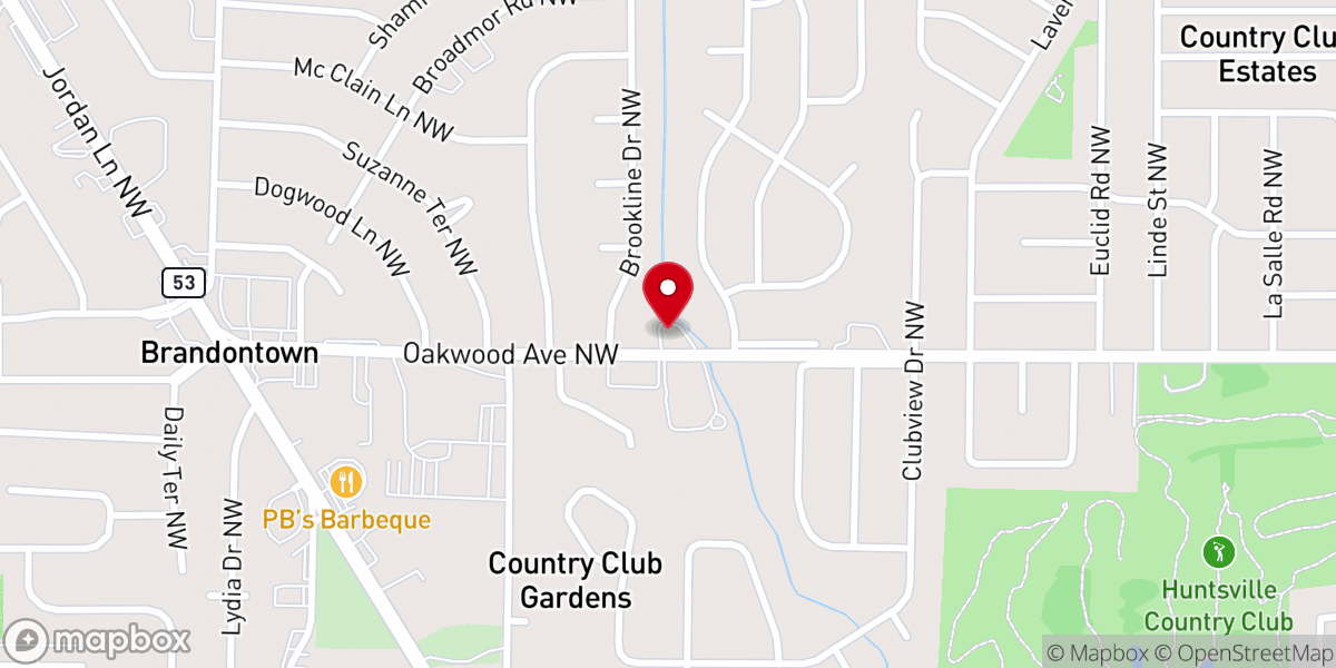 Map showing location of Gods Church