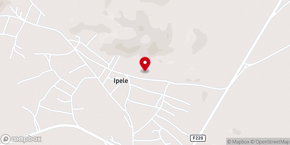 Map showing location of St. Stephen's Anglican Church, Ipele, Owo Local Government, Ondo State, Nigeria