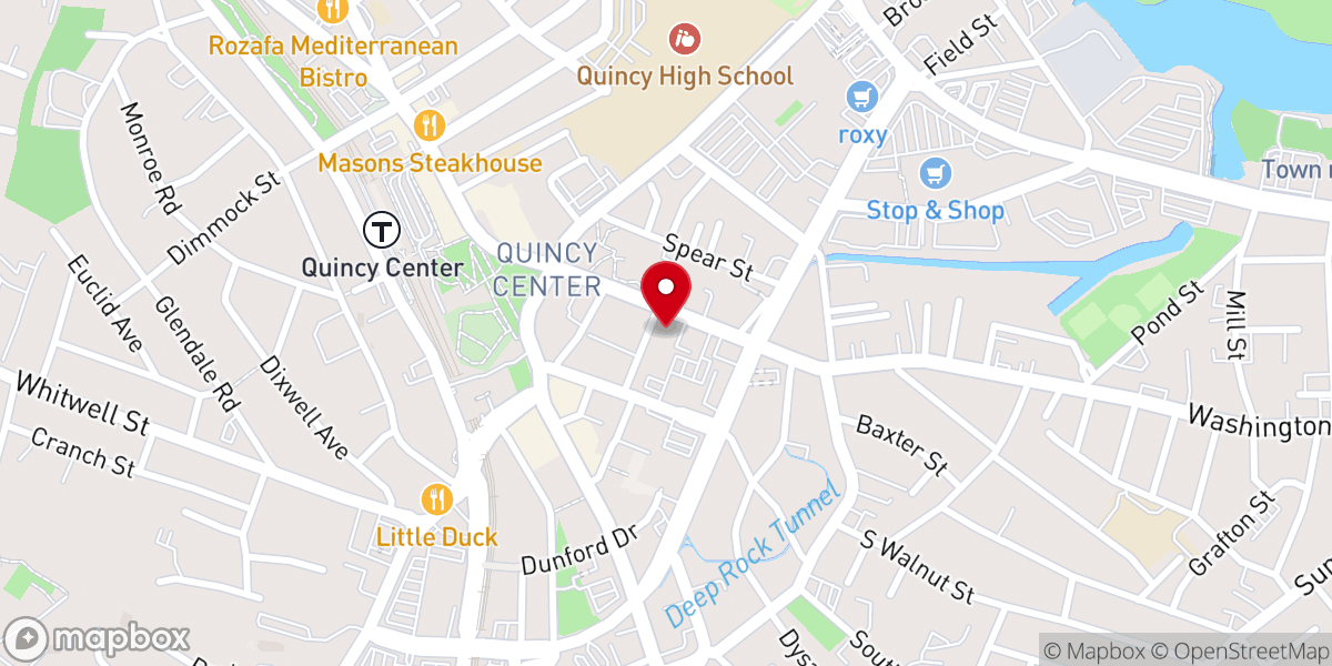 Map showing location of Habitar Church Quincy | MEVAM