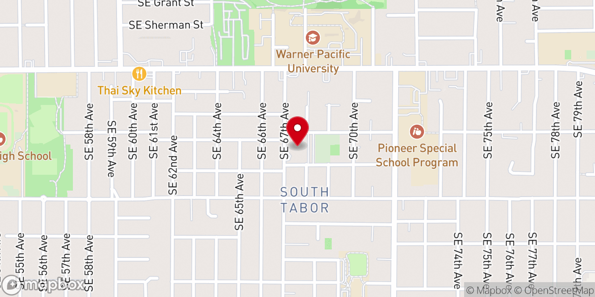 Map showing location of All City Church