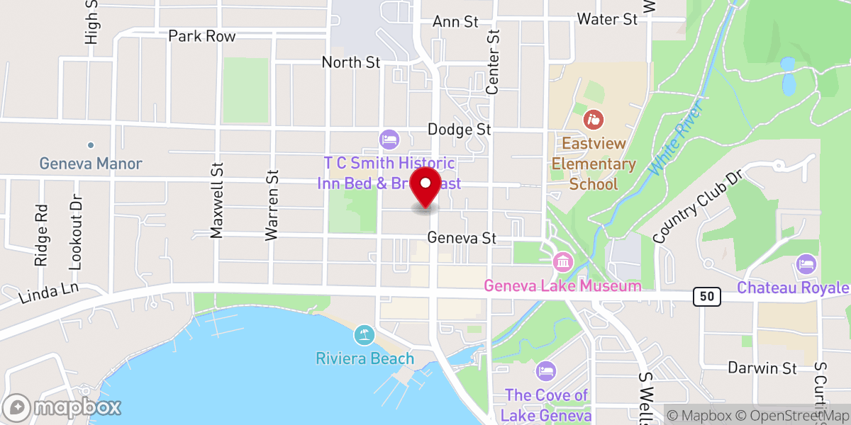 Map showing location of Episcopal Church of the Holy Communion
