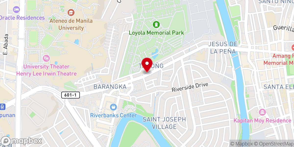 Map showing location of IRM Ministries - Marikina