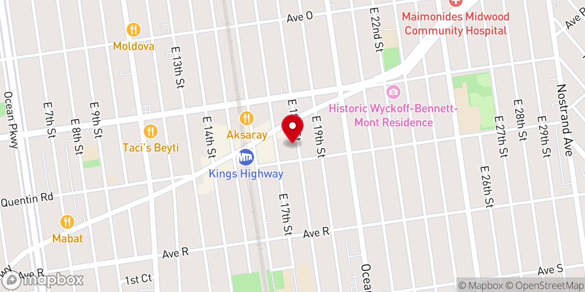 Map showing location of Chosen People of God Assembly Inc