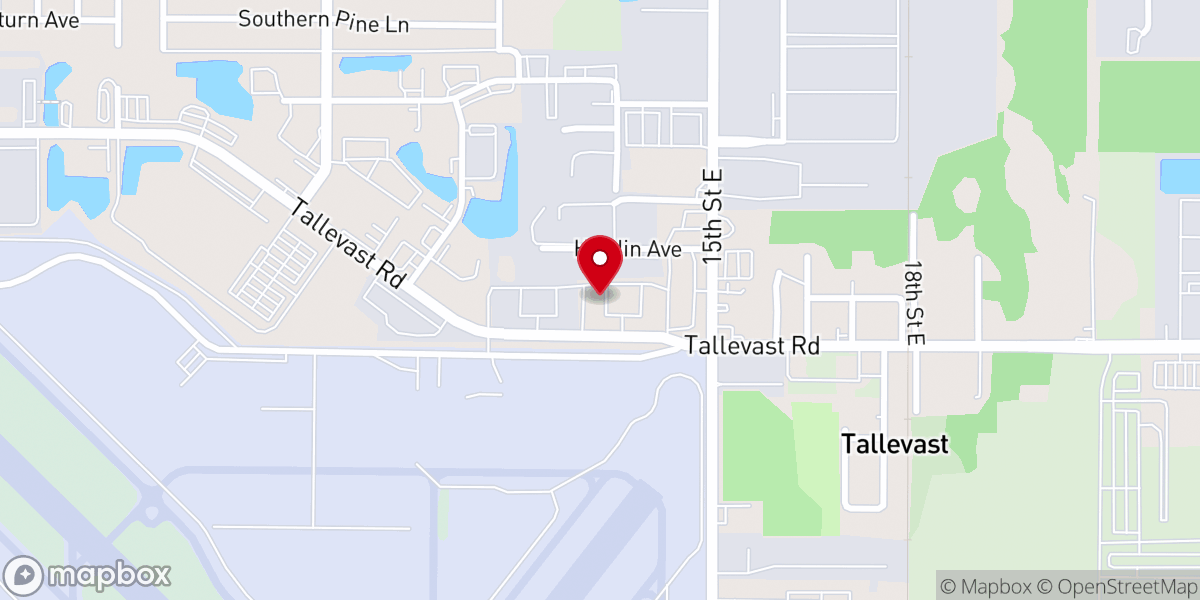 Map showing location of Life Changing Breakthrough Ministries